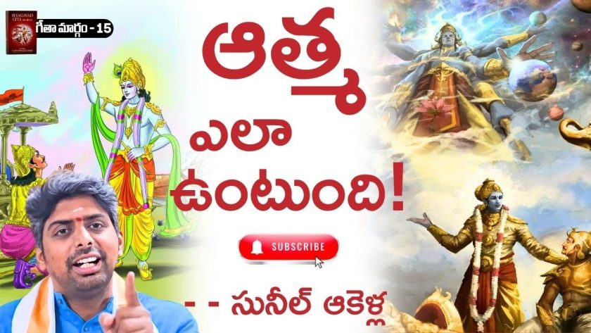 ఆత్మ ఎలా ఉంటుంది! ( గీతా మార్గం – 15 )🌹 సునీల్ ఆకెళ్ల. SREE BHARAT Channel.