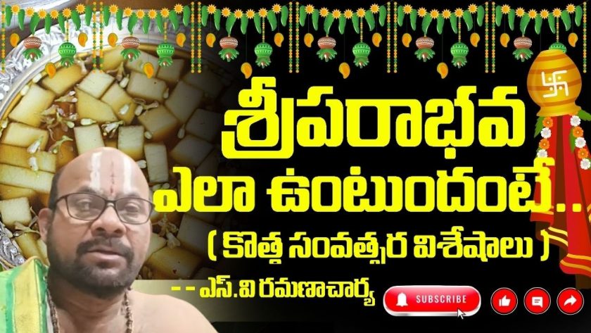 శ్రీపరాభవ ఎలా ఉంటుందంటే..ఎస్ వి రమణాచార్య. SREE BHARAT Channel.